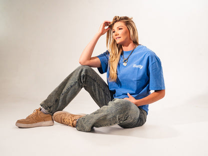 Blue Bubble Gum - Vintage Tee